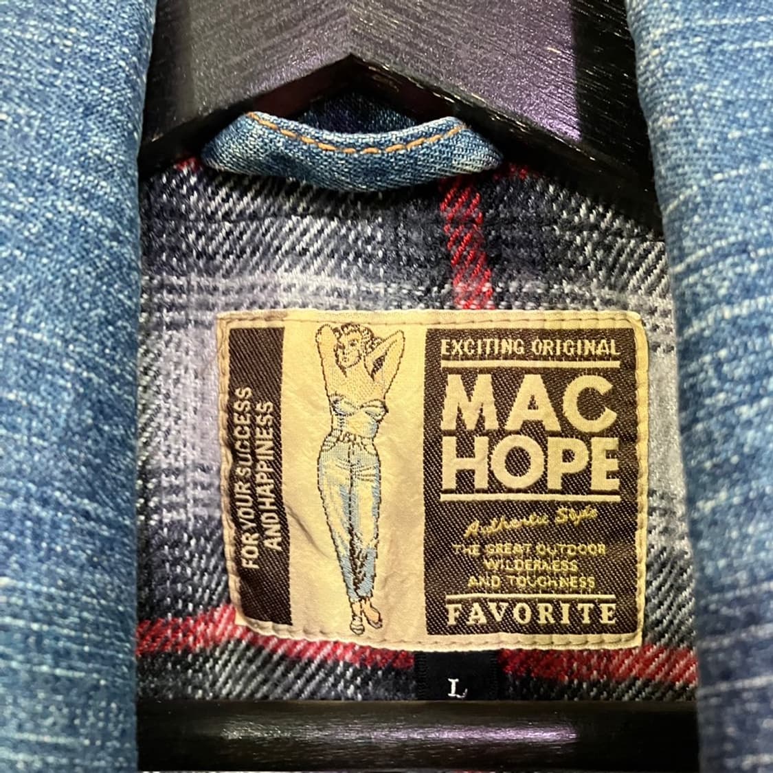 맥호프 데님 커버올 자켓 상품이미지5