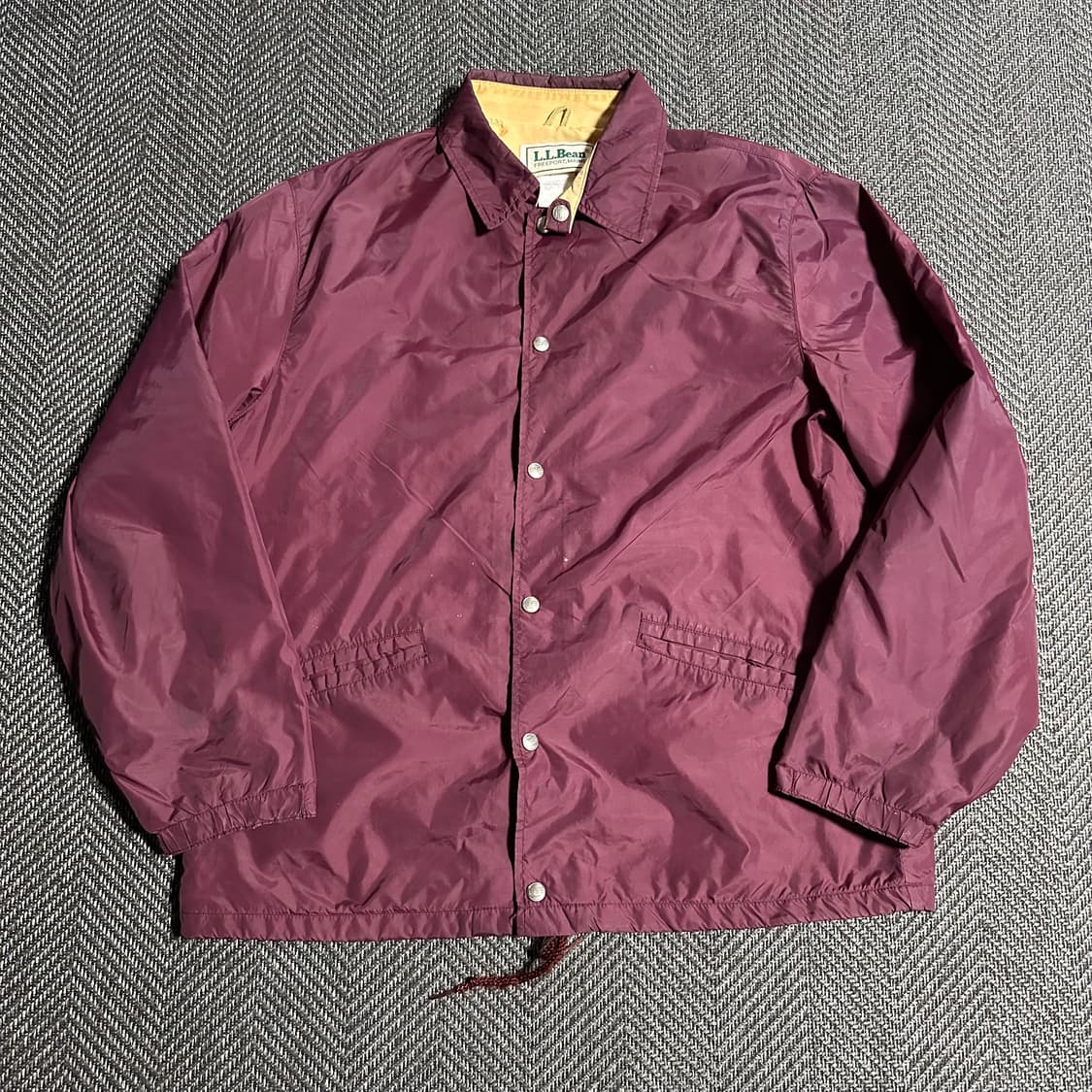 80s LL Bean 버건디 코치자켓 상품이미지1