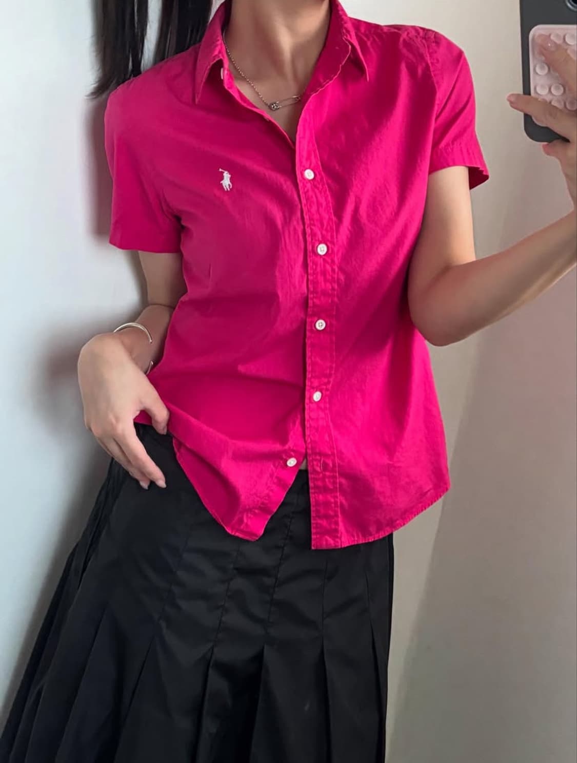 Polo 랄프로렌 우먼 반팔 셔츠 상품이미지1