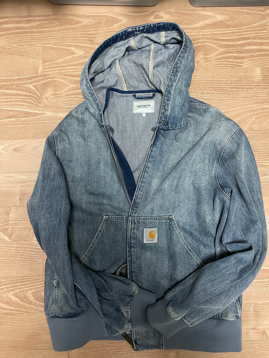 칼하트 데님 후드 상품이미지5