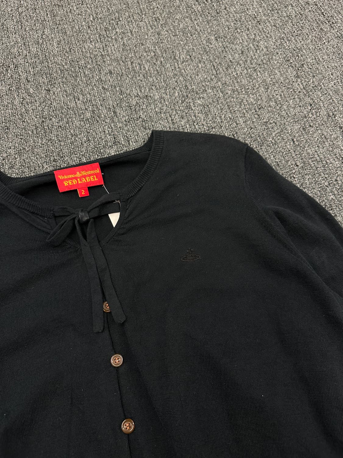 2) 비비안 웨스트우드 블랙 가디건 상품이미지3