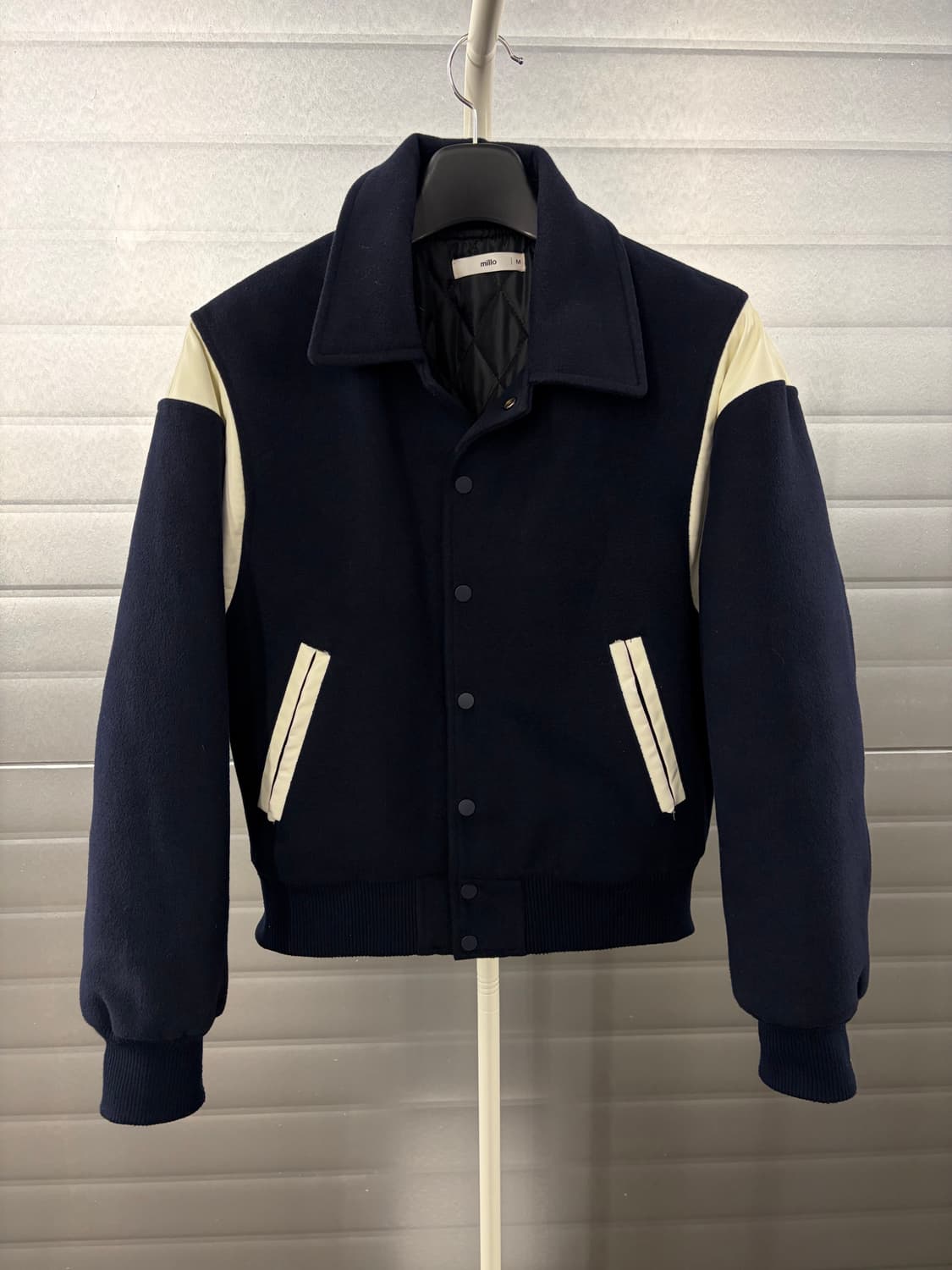 Millo varsity jacket M navy 상품이미지2