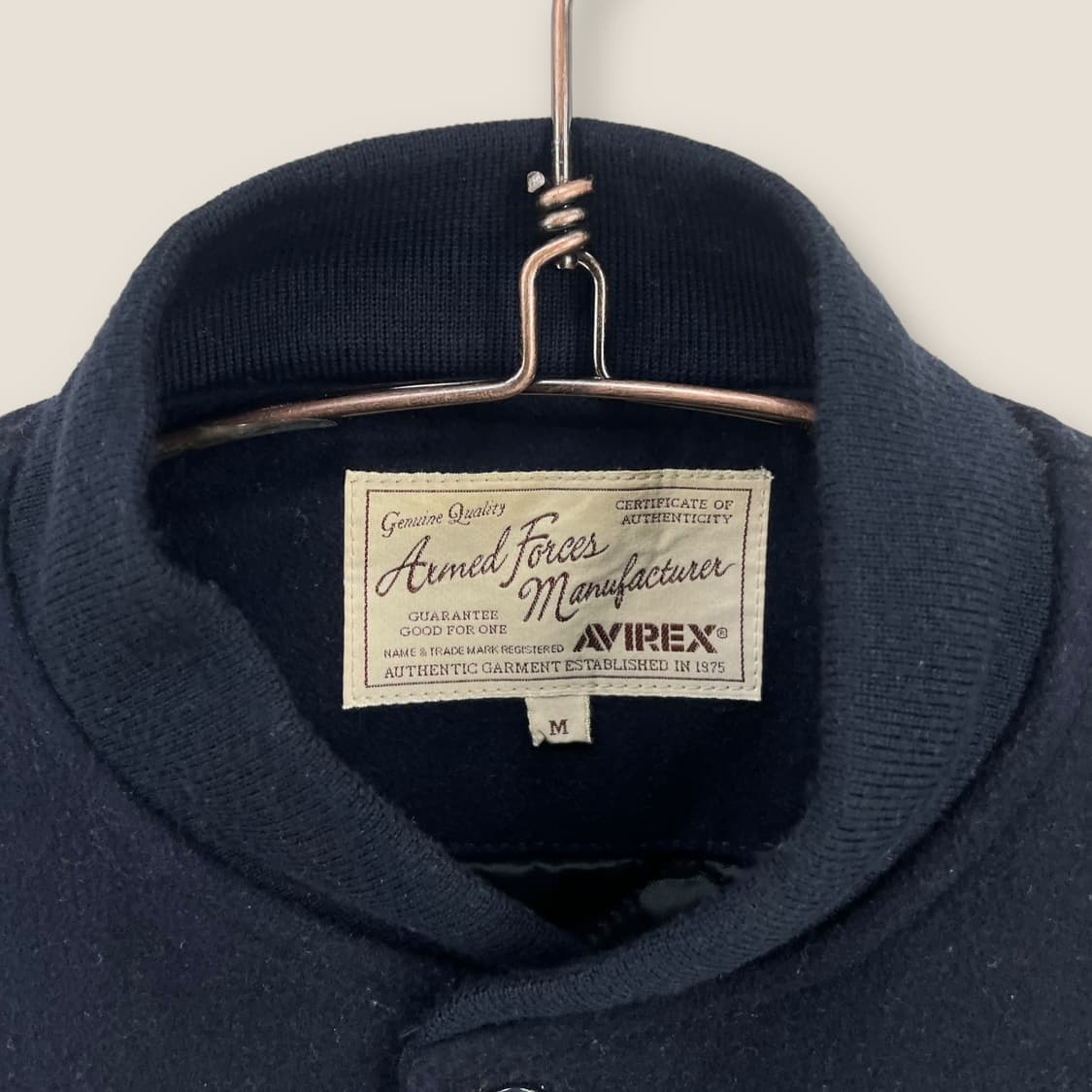 아비렉스 로고 바시티자켓 상품이미지7