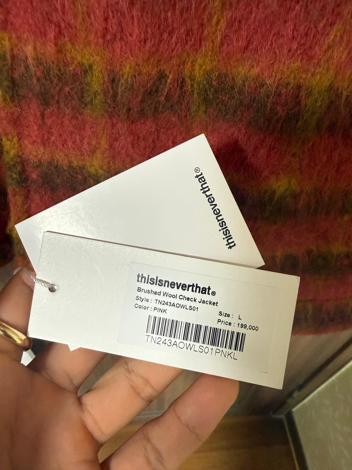 디스이즈네버댓 자켓 새상품 L 상품이미지5