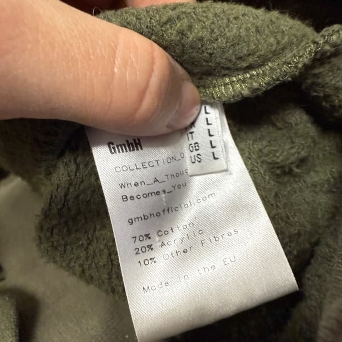 GMBH 크롭 후디 상품이미지4