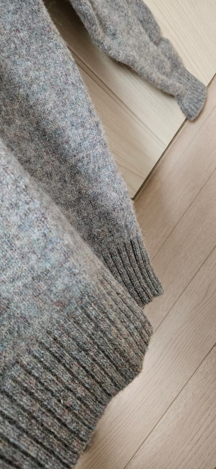 매너그램 셔틀랜드 울 쉐기독 니트 상품이미지3