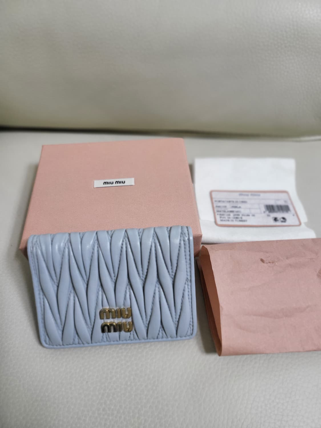 미우미우 카드지갑 정품  상품이미지1