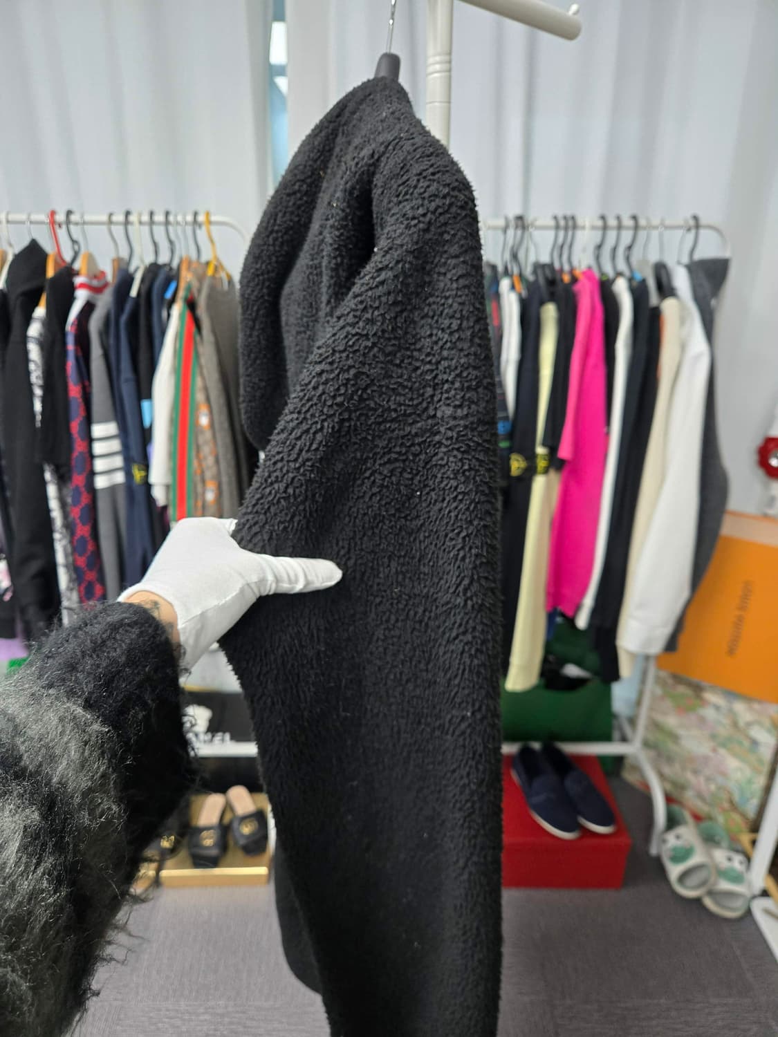 [정품] 오프화이트 후드티셔츠 상품이미지3