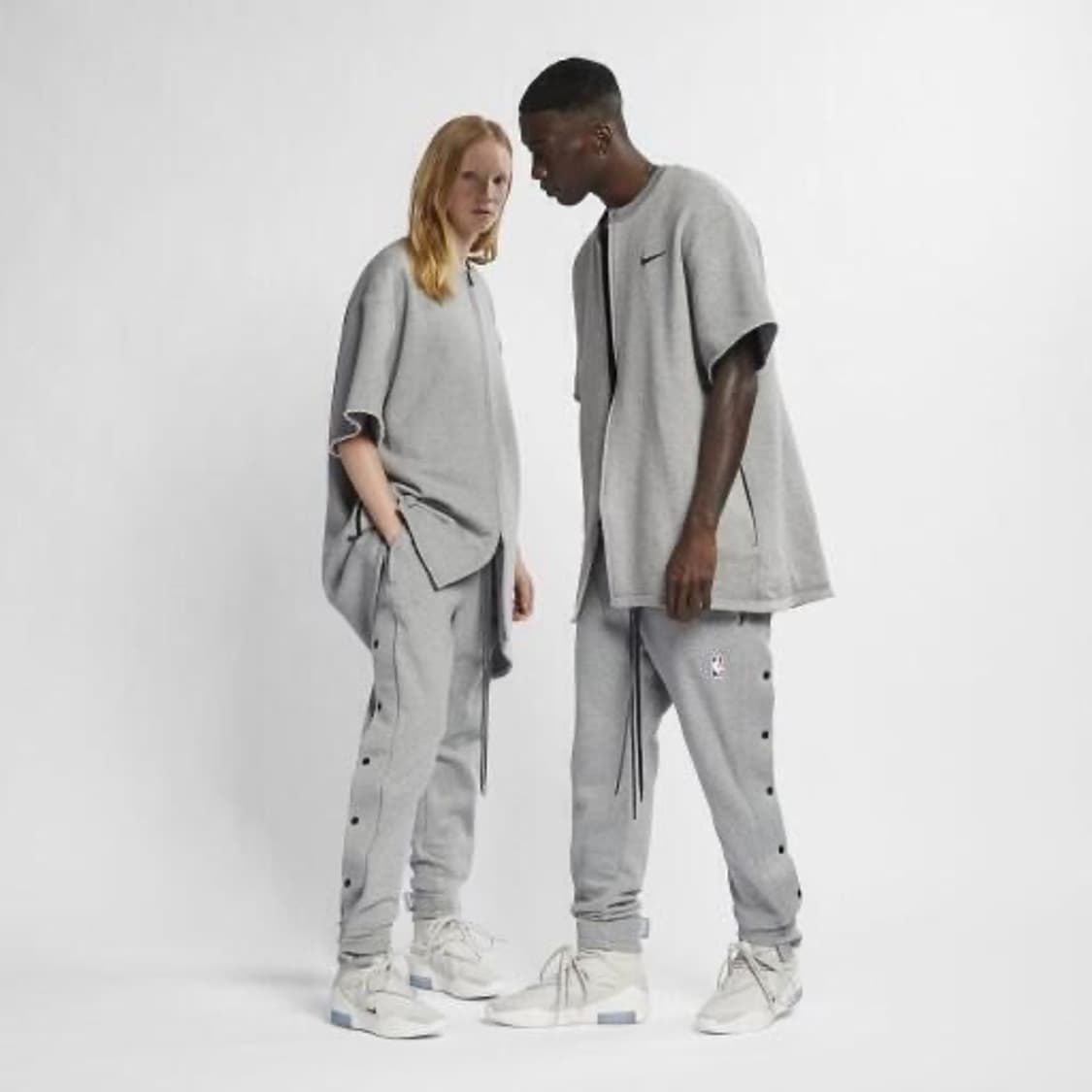 [XS] 나이키 X 피어오브갓 웜업 탑 그레이 초판 상품이미지8