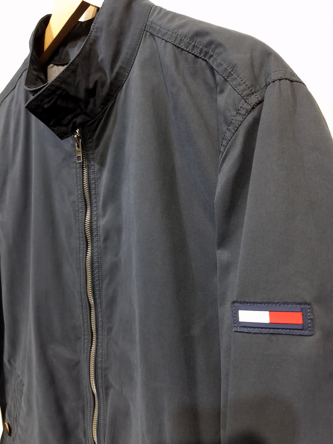 TOMMY HILFIGER 타미힐피거 베이직 솔리드 자켓 네이비 상품이미지4