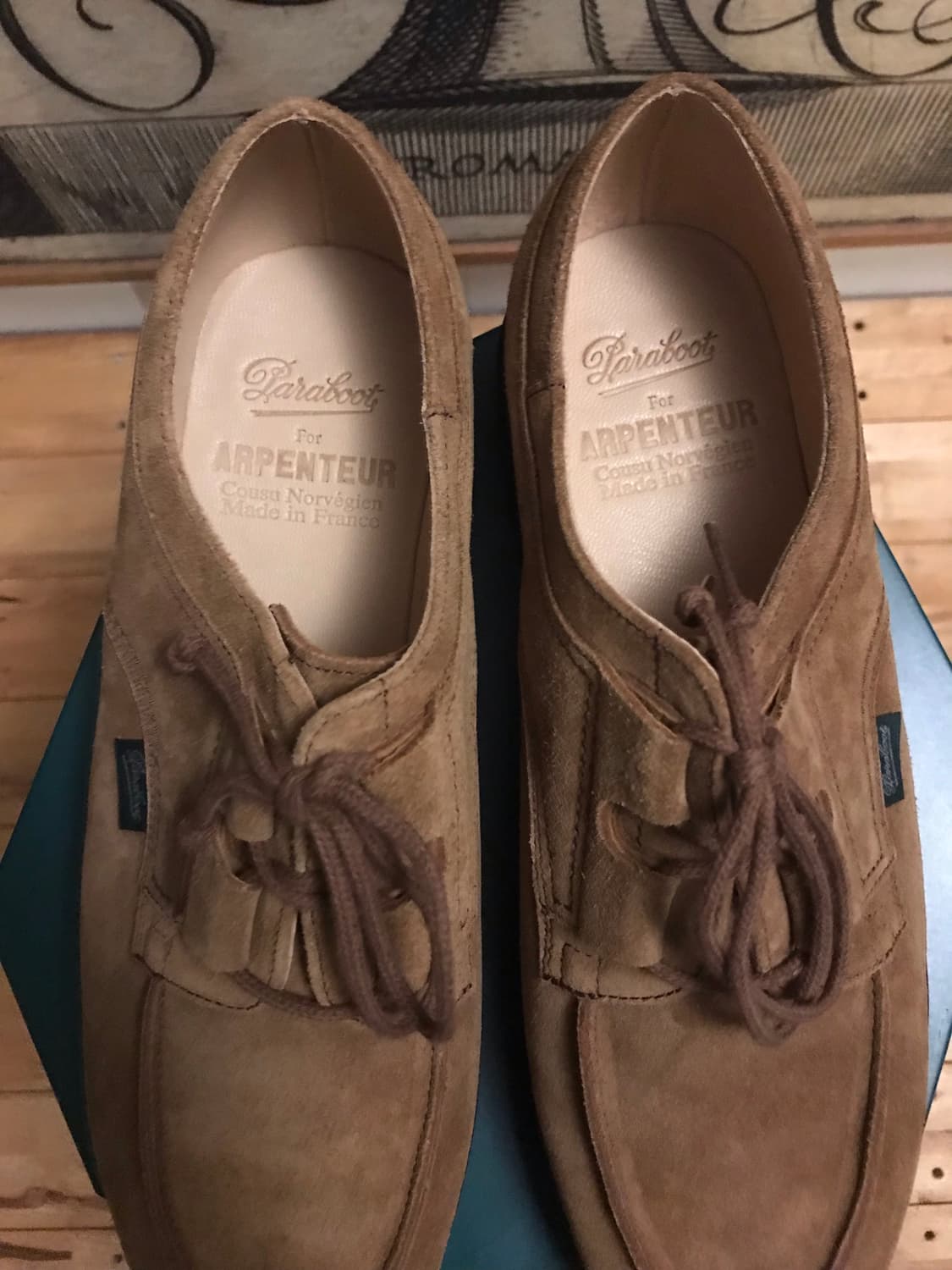 파라부트x아펜처 캄브리올레 카멜스웨이드 상품이미지4