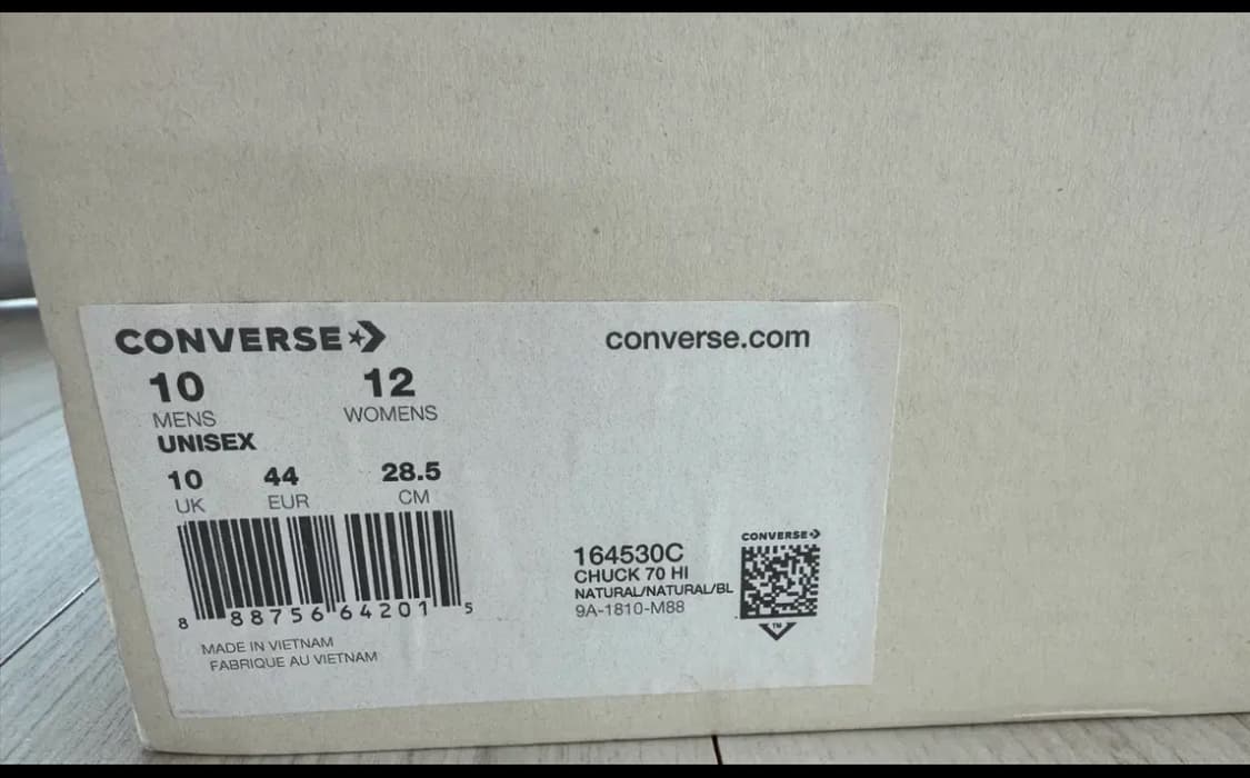 [285]컨버스 피어 오브 갓 에센셜 척 70 하이 내츄럴 164530C 상품이미지6