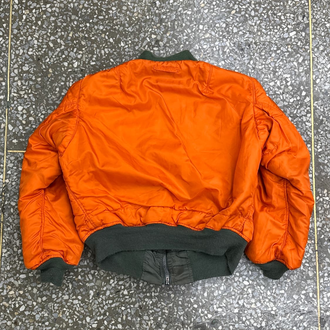 90s USA 알파 MIL-J-82790J MA-1 자켓 L 상품이미지4