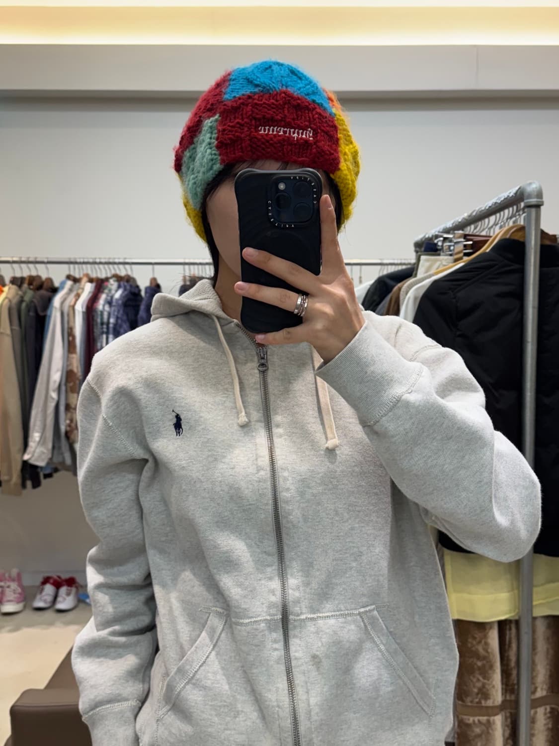 25ss 슈프림 블록 니트 멀티컬러 비니 상품이미지6