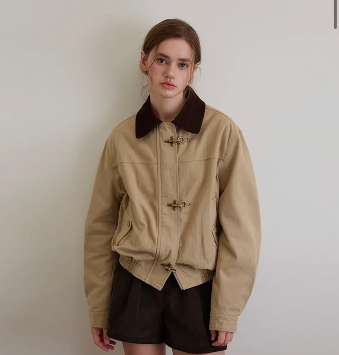 하네 플레인 버클 자켓 S 상품이미지1