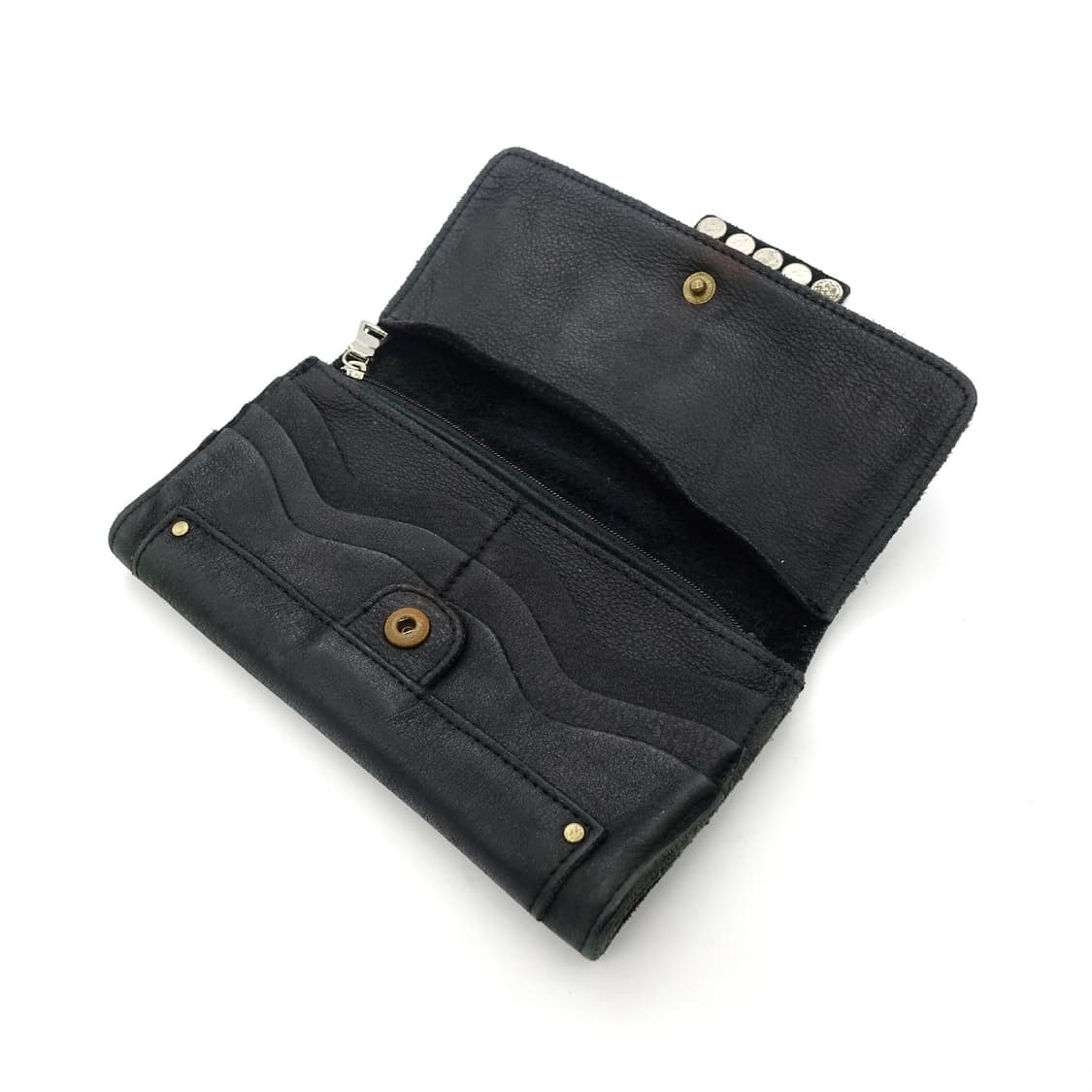 TRES 트레스 바이커 스터드 레더 월렛 펄스백 상품이미지6