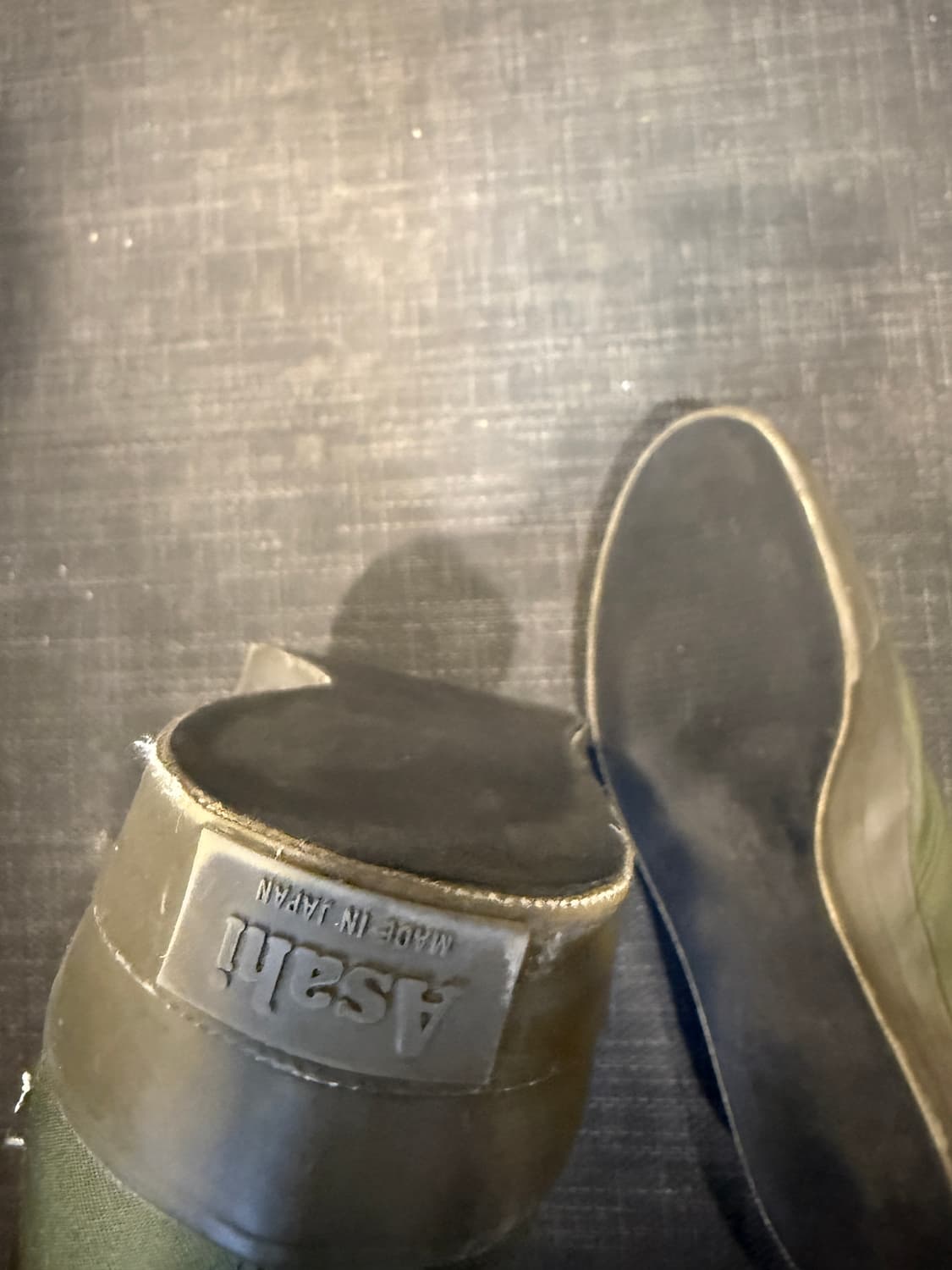 아사히 덱슈즈 260mm, 올리브 상품이미지5