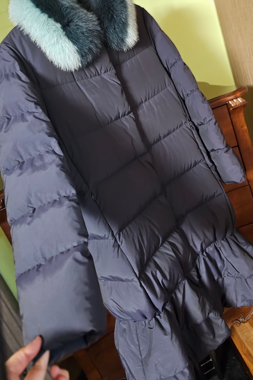 오즈세컨 폭스퍼카라 구스롱패딩 상품이미지3