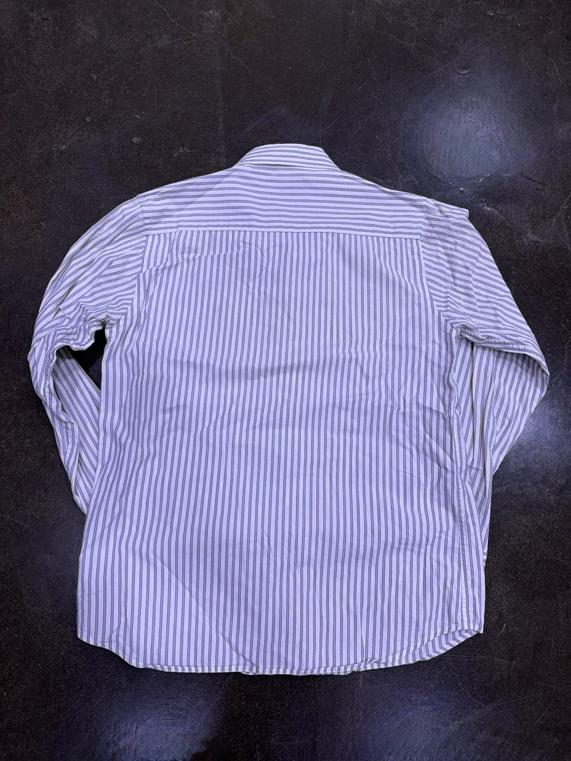 폴로 랄프로렌 커스텀핏 스트라이프 네이비 셔츠 M 상품이미지2