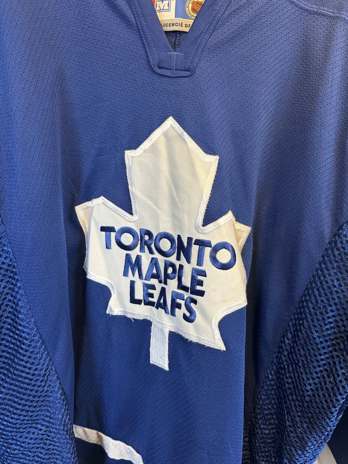 90-00s CCM NHL 토론토 메이플리프스 메쉬 하키 져지 상품이미지4