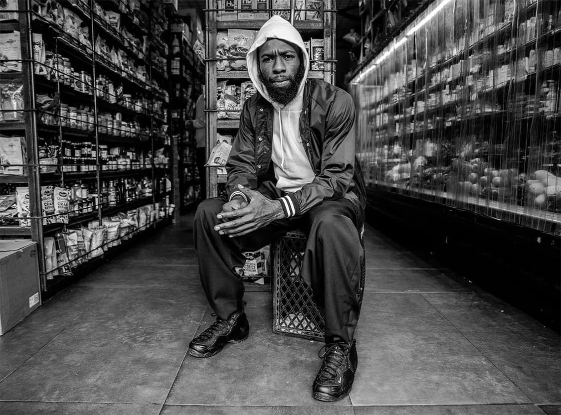 꼼데가르송 나이키 폼포짓 블랙 285 상품이미지4