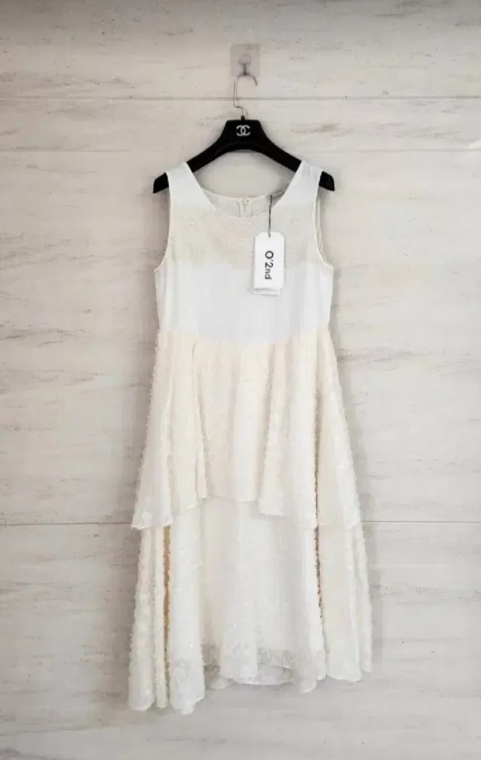 (새상품,크림색상)오즈세컨 원피스 44사이즈 상품이미지6