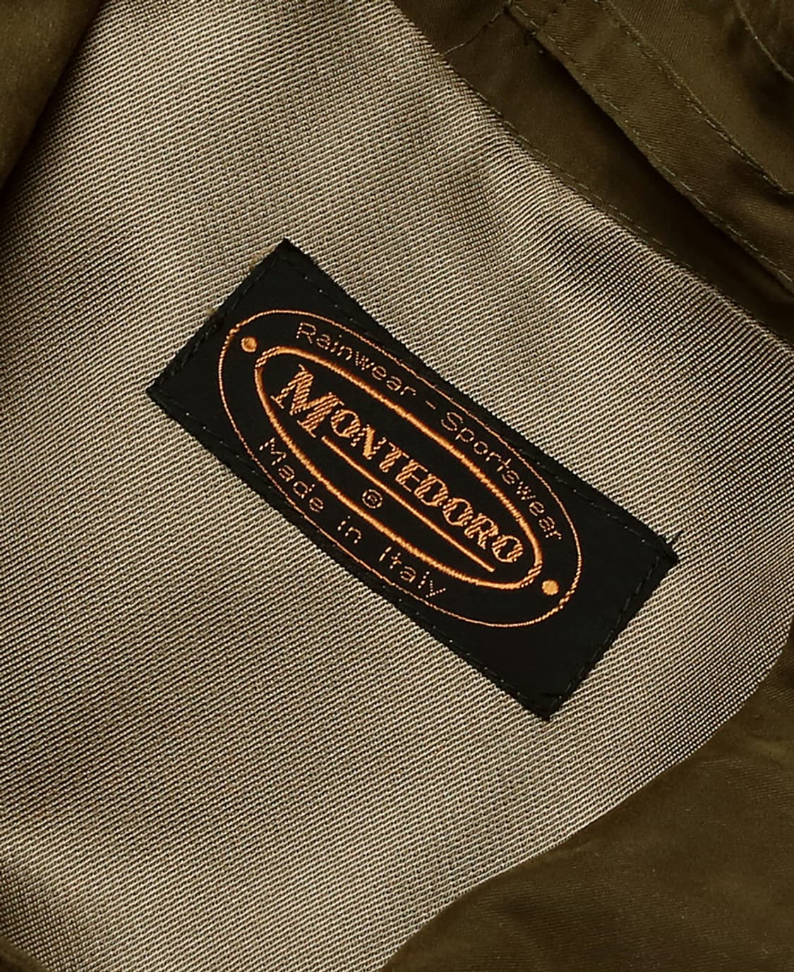 몬테도로 [Montedoro] 레인웨어 카키 레글런 벨티드 롱코트 상품이미지7