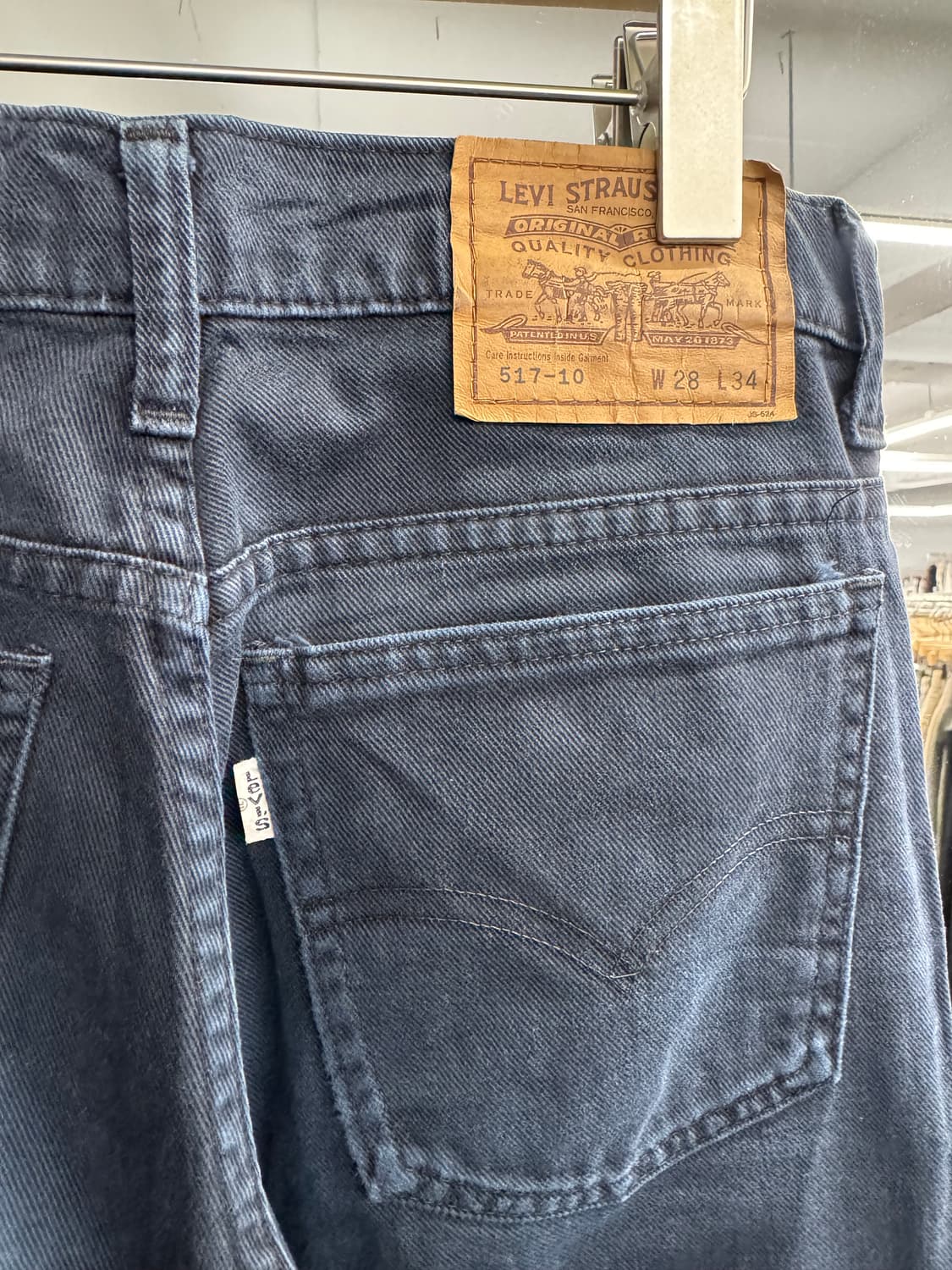 90’s 리바이스 빈티지 재팬라인 여성 517 부츠컷데님팬츠 상품이미지4