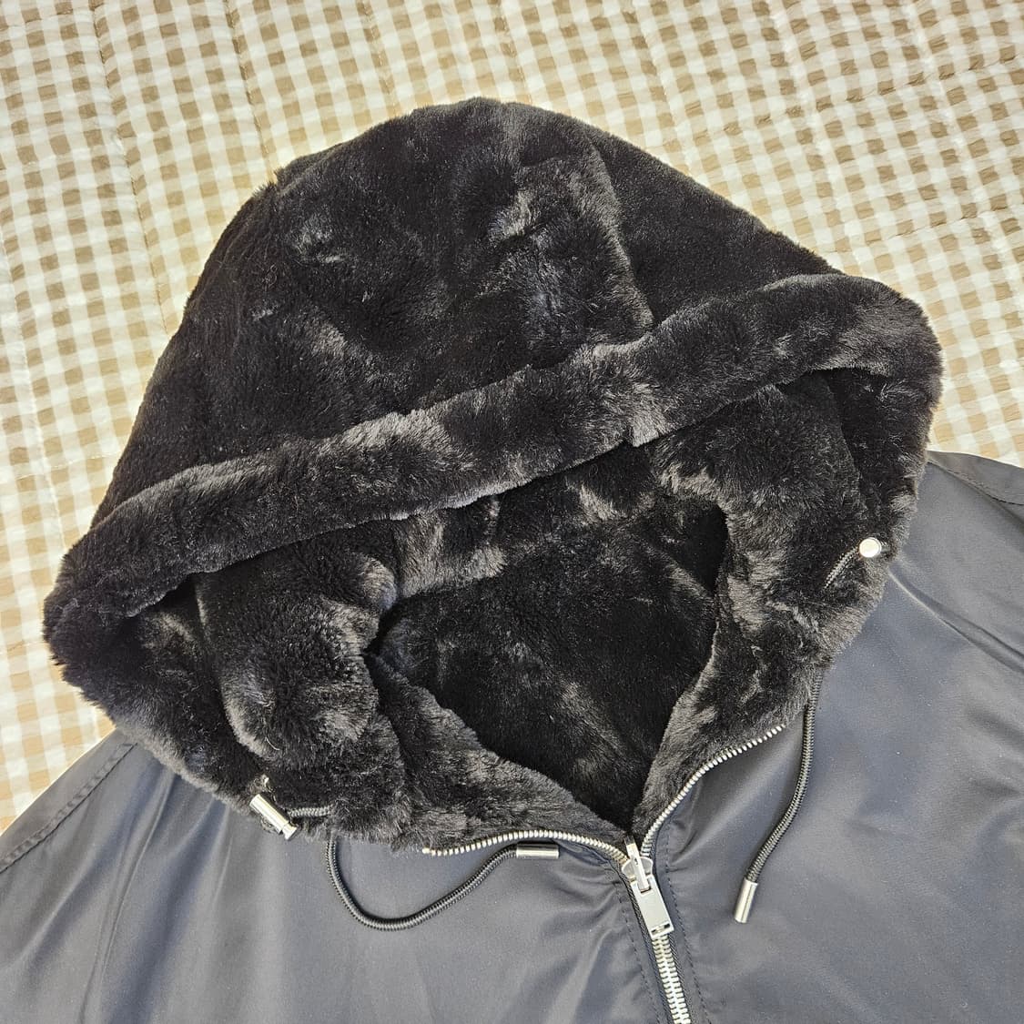 자라 퍼 리버시블 양면 점퍼 남자100 상품이미지2