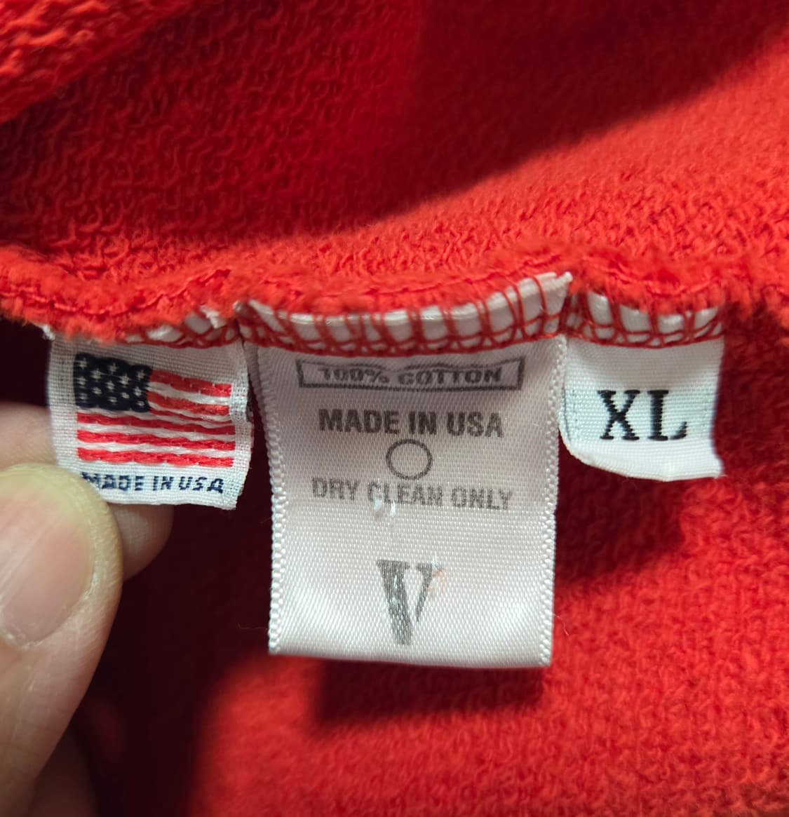 브이론 러브 레드 후디 상품이미지7