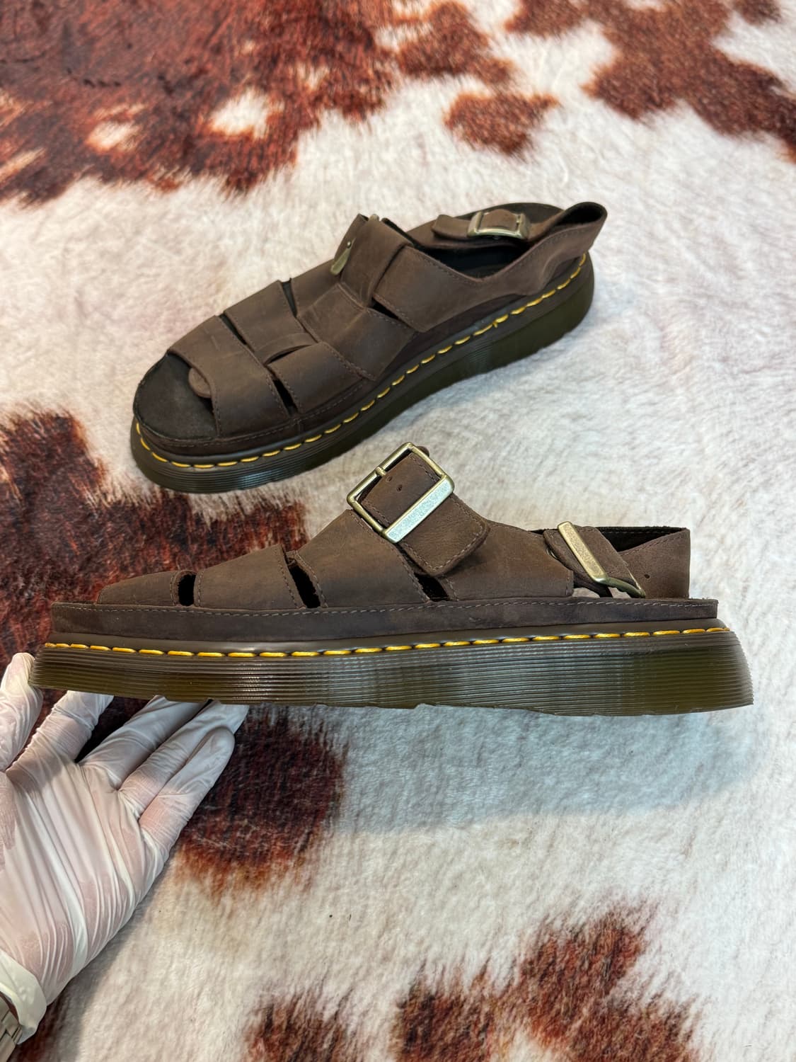 Dr. Martens 닥터마틴 플래쉬 샌들 브라운 42(270mm) 상품이미지2