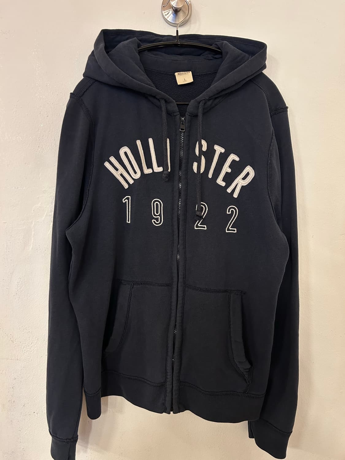 홀리스터 후드집업 네이비 L 상품이미지1