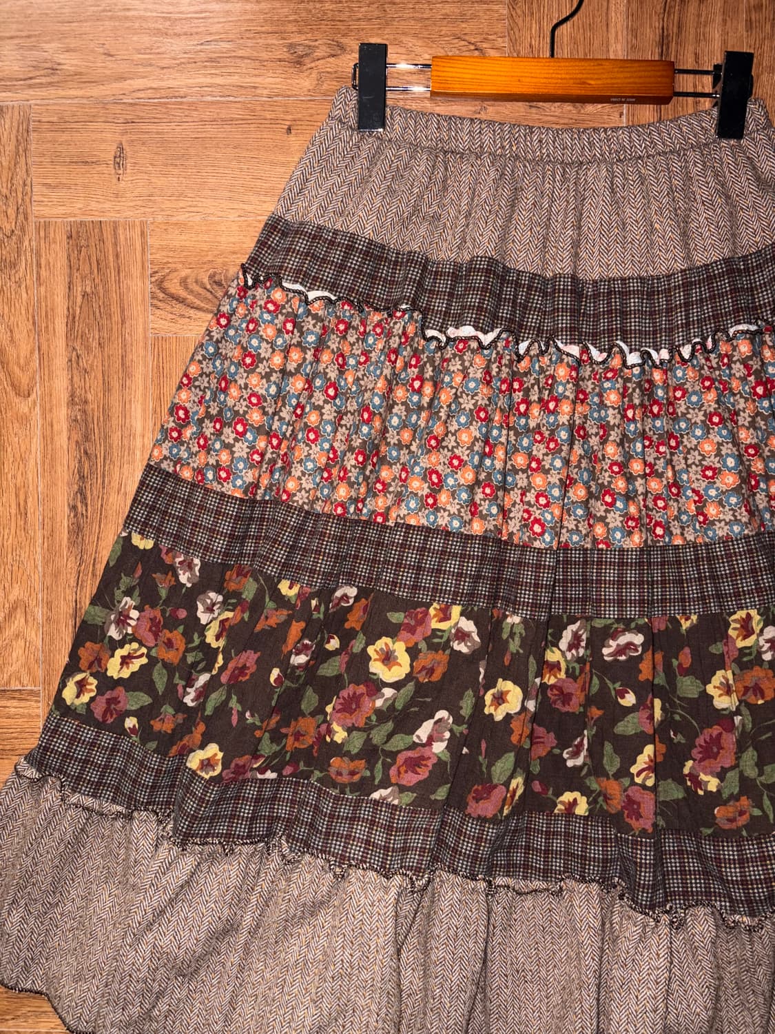 빈티지 플로럴 모리 스커트 상품이미지5