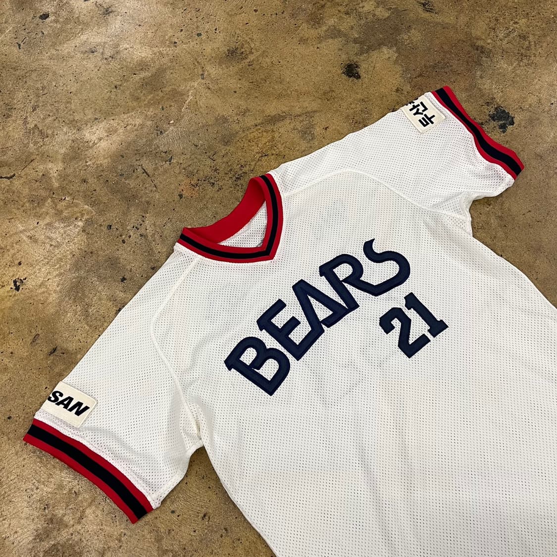 [OS] 두산 베어스 21번 박철순 화이트 야구 유니폼 b19 상품이미지1