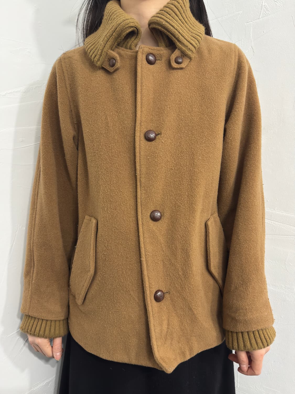 beams boy camel wool jacket 상품이미지1