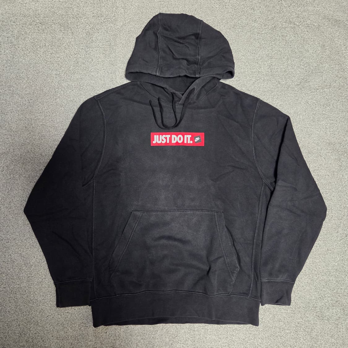 Nike 나이키 블랙 후드 티셔츠 L(100) 상품이미지1