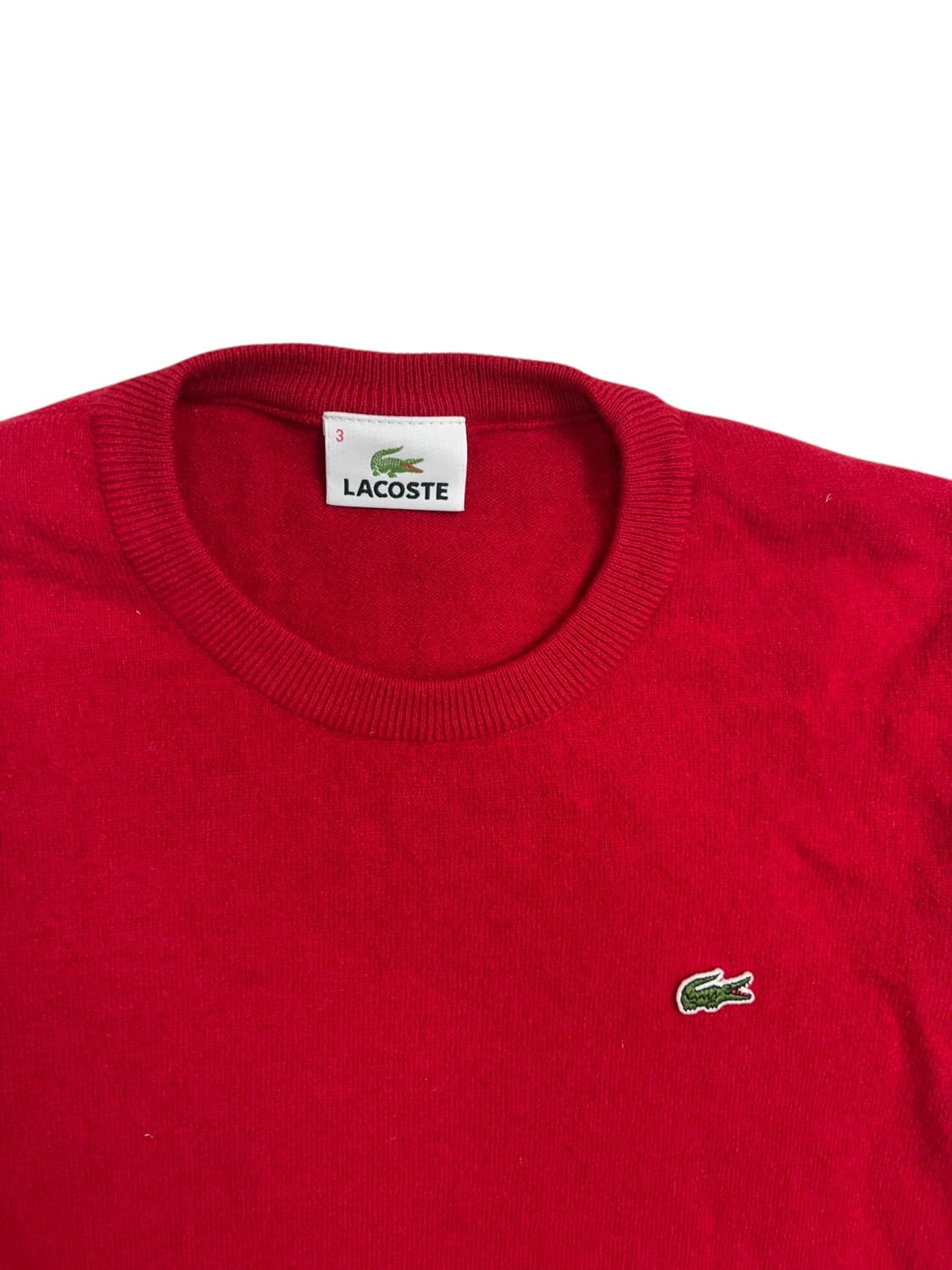 라코스테 니트 레드 상품이미지5