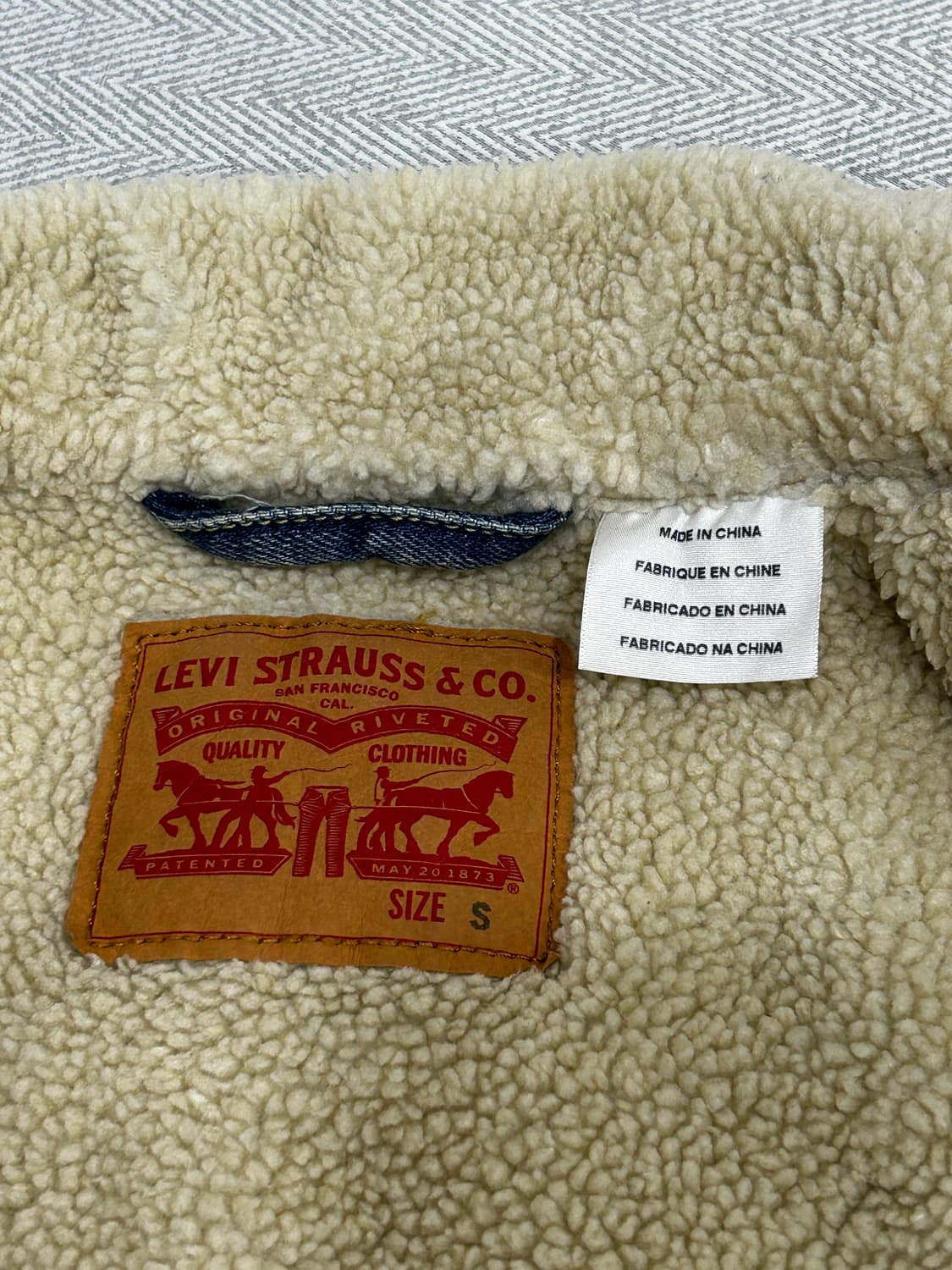 리바이스 쉐르파 데님자켓 청자켓 상품이미지8