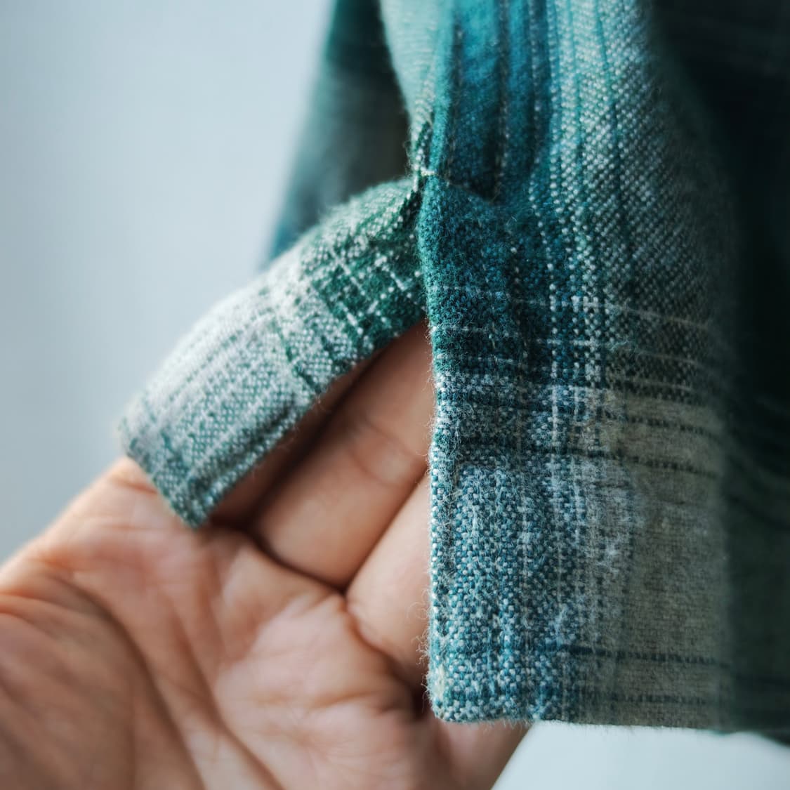 더블알엘 RRL 랄프로렌 플란넬 플래드 오픈카라 셔츠 그린 XS 상품이미지9