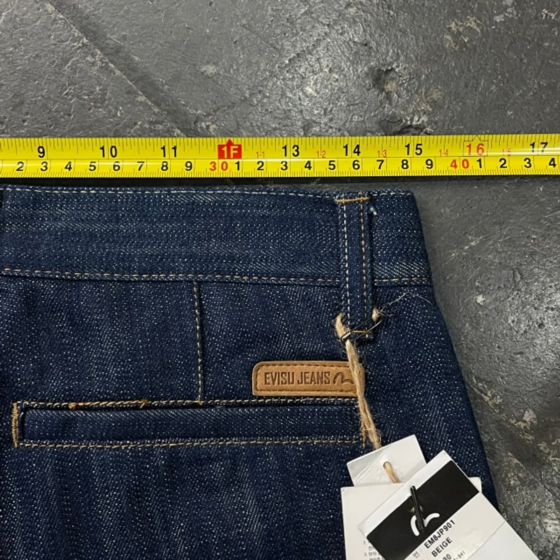 30 에비수 로고 데님 새상품  상품이미지9
