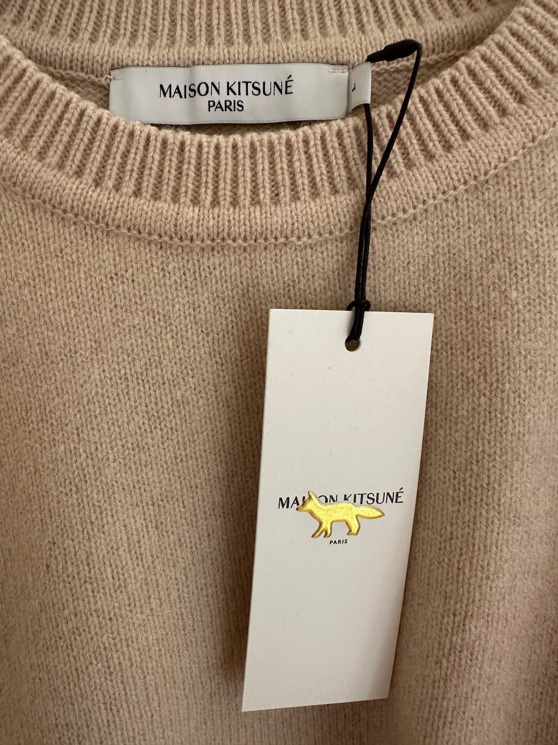 새상품] 메종키츠네 디에고 폭스 패치 울 니트 상품이미지4