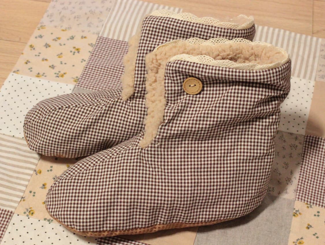핸드메이드 룸슈즈 룸부츠 슬리퍼 홈웨어 상품이미지8