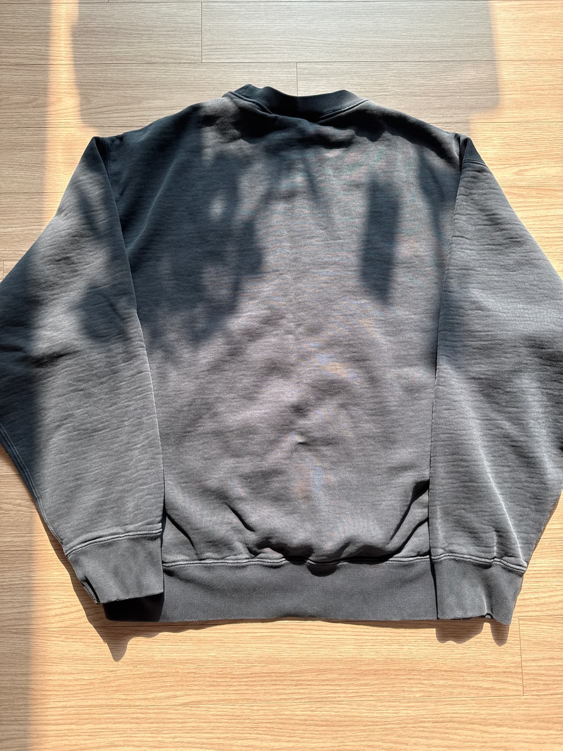 나이키 x 스투시 NRG 워시드 플리스 맨투맨 블랙 상품이미지6