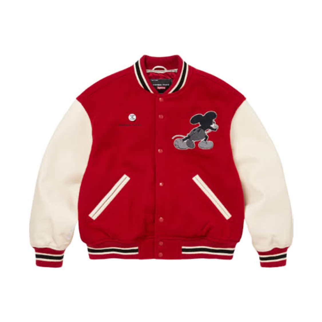 [m] 슈프림 넘버나인 미키 바시티 새상품 상품이미지2