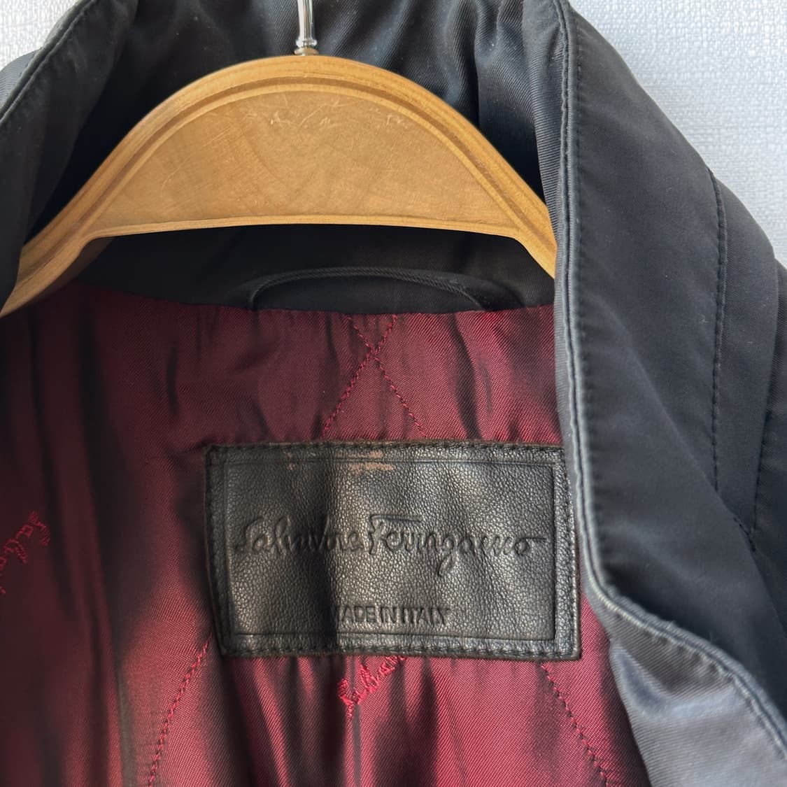 살바토레 페라가모 윈터프루프 간치니 코트 블랙 48 상품이미지7