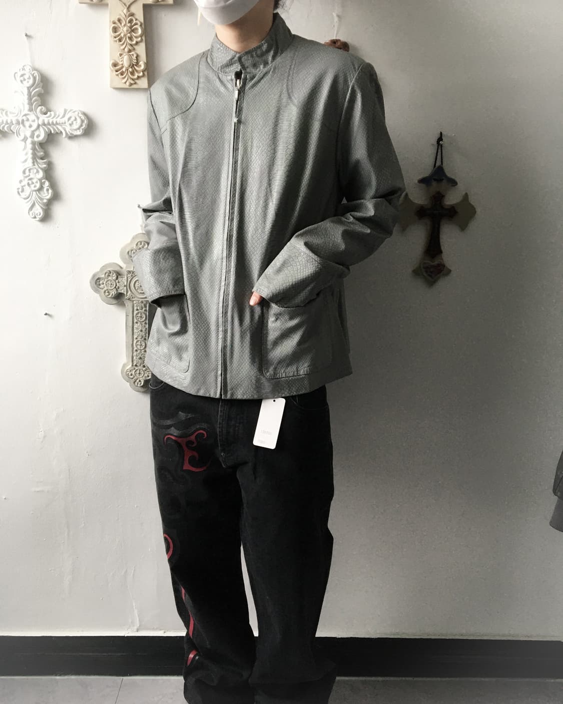 Python pattern jacket 상품이미지7