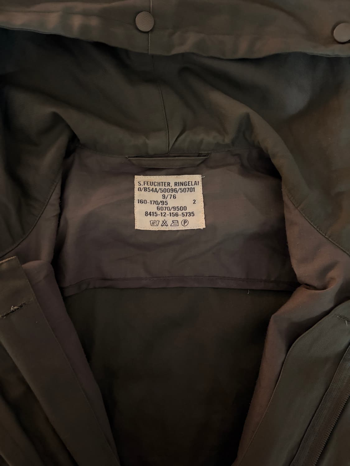 80's 독일군 오리지널 자켓 105 상품이미지4