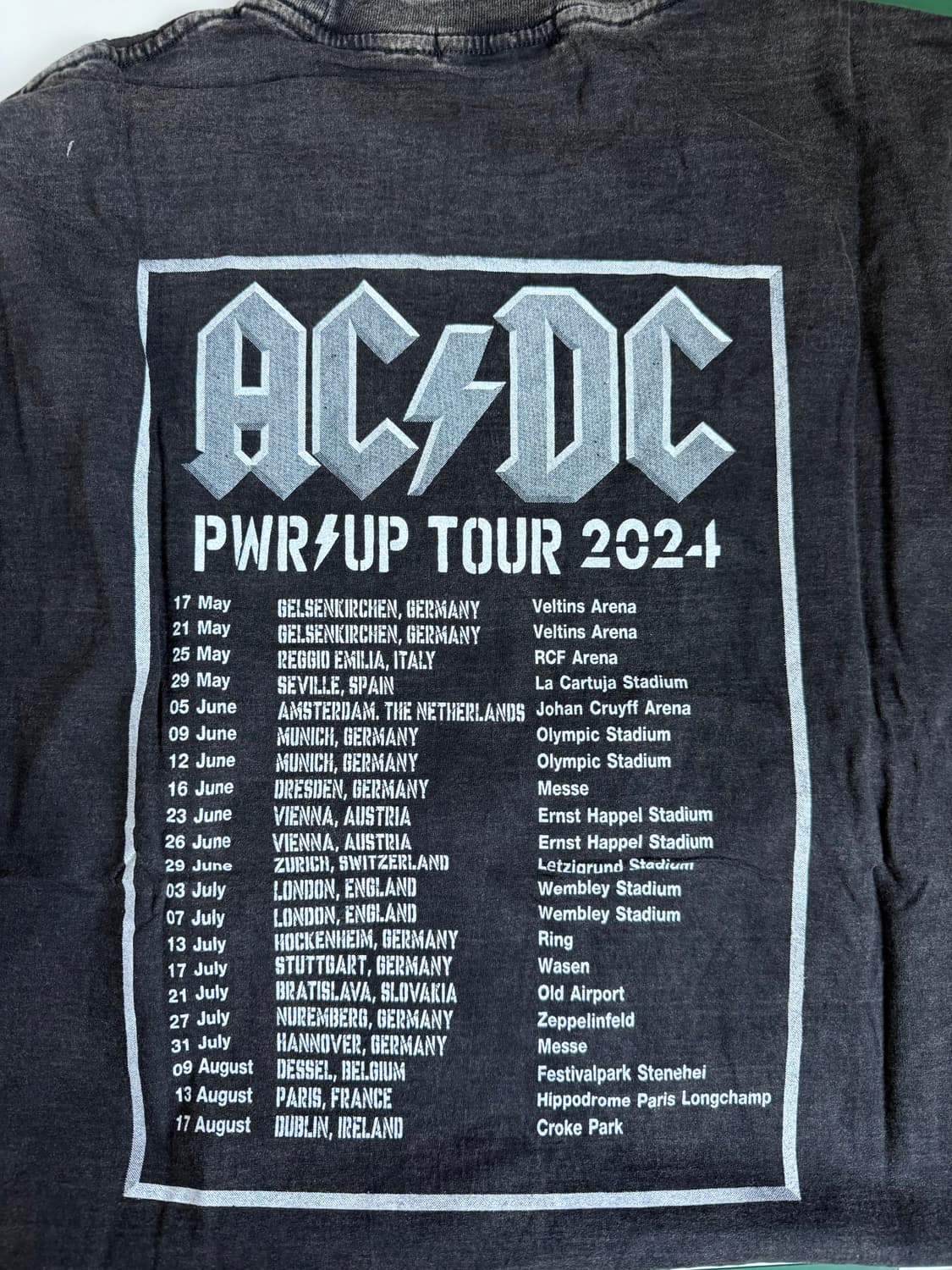 ACDC 1986 Fly on the Wall 투어 반팔티 상품이미지3