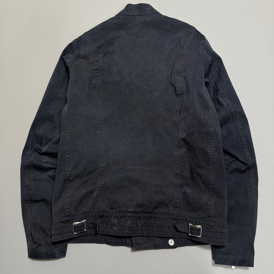 히스테릭글래머 다크네이비컬러 나일론 혼방 코팅 더블 라이더스 자켓 상품이미지7