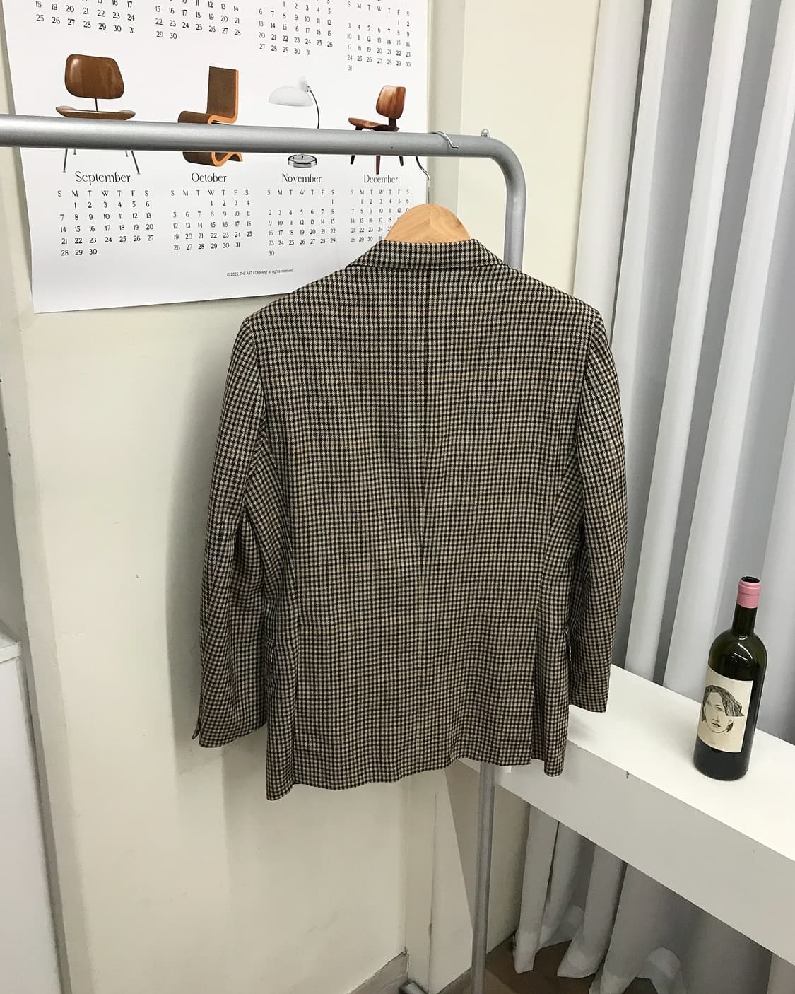 버버리 하운드체크 울 자켓 상품이미지4